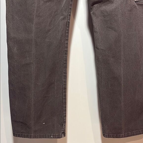 Dickies Men's Relaxed Fit Jeans - Brown - Picture 9 of 11